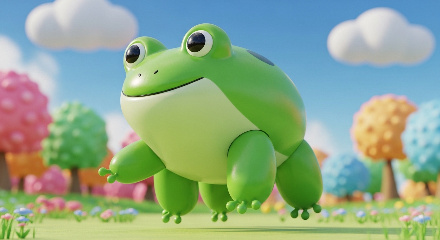 Squishy Balloon Frog Profile